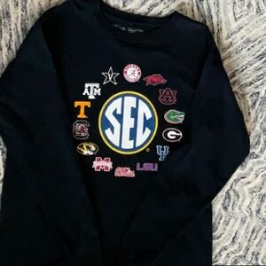 SEC Long Sleeve T-shirt Youth XL.